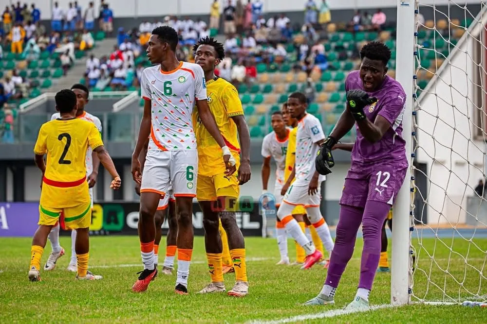 The Ghana under-20 squad photographed at a WAFU tournament